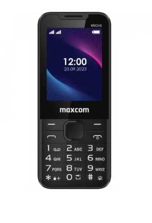 2 x Maxcom, model MM248 4G, Negru, Dual Sim, Liber retea, NOU, SIGILAT