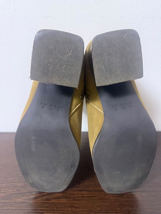 Botine Primark bej-camel, toc gros 7 cm, mar. 37