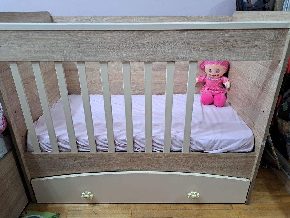 Детско легло с матрак 120/60