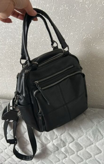 Трансформер сумка натуральная кожа