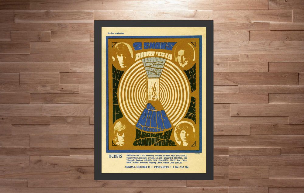 Рок постер плакат с рамка