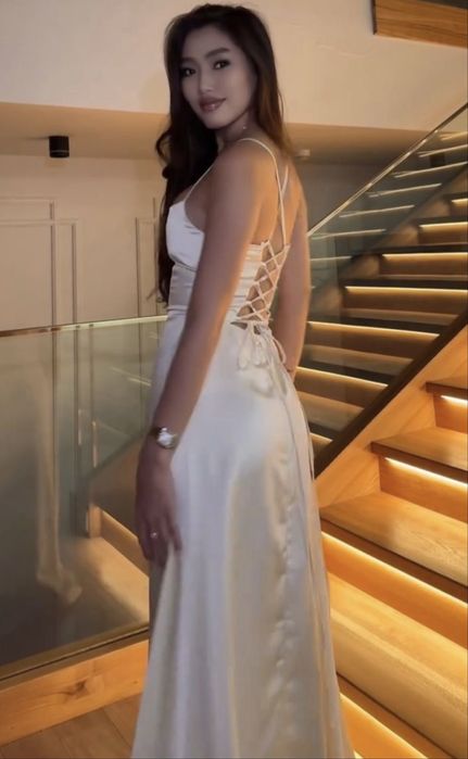 платье на завязках