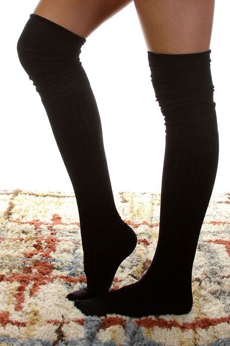 Женские черные гетры