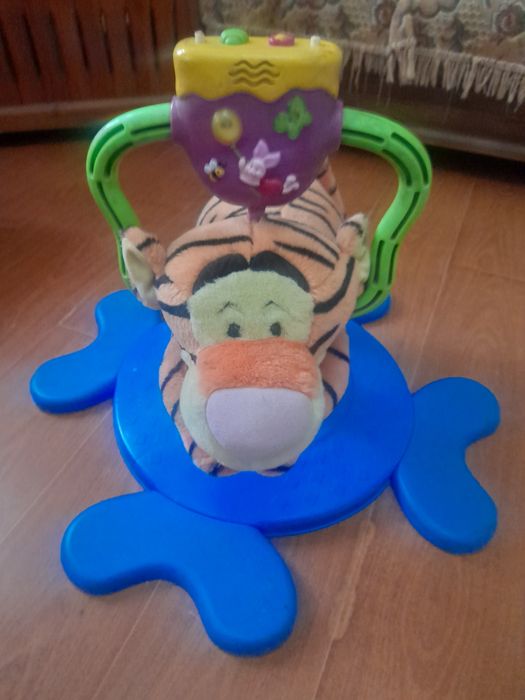 Тигр попрыгушка музыкальный