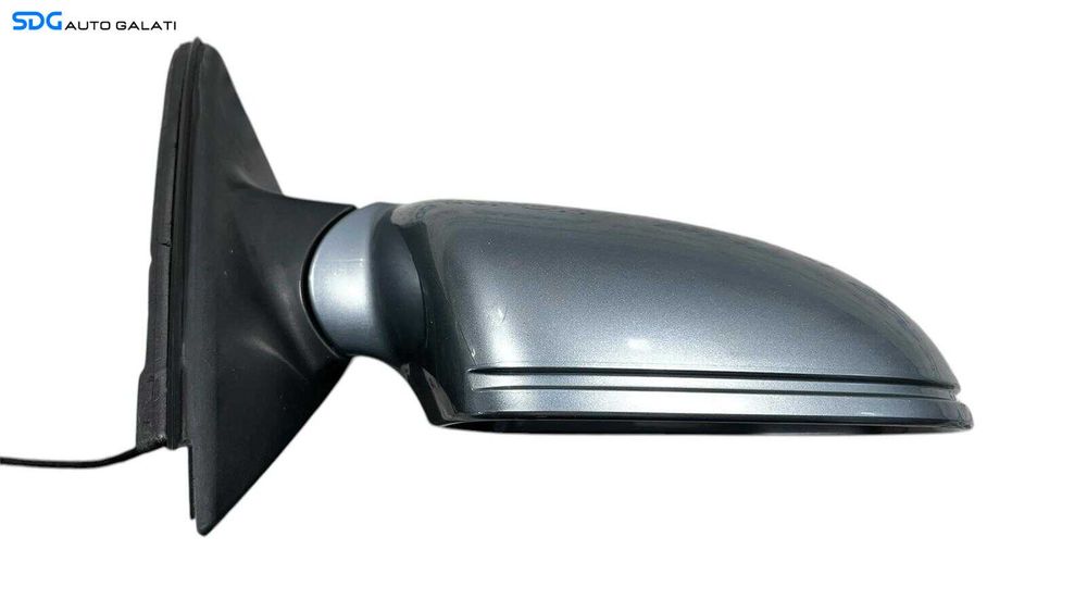 Oglinda Electrica Dreapta Skoda Superb 2 2008 - 2013 Culoare Albastru Deschis Cod 3T0857934 [L5723]