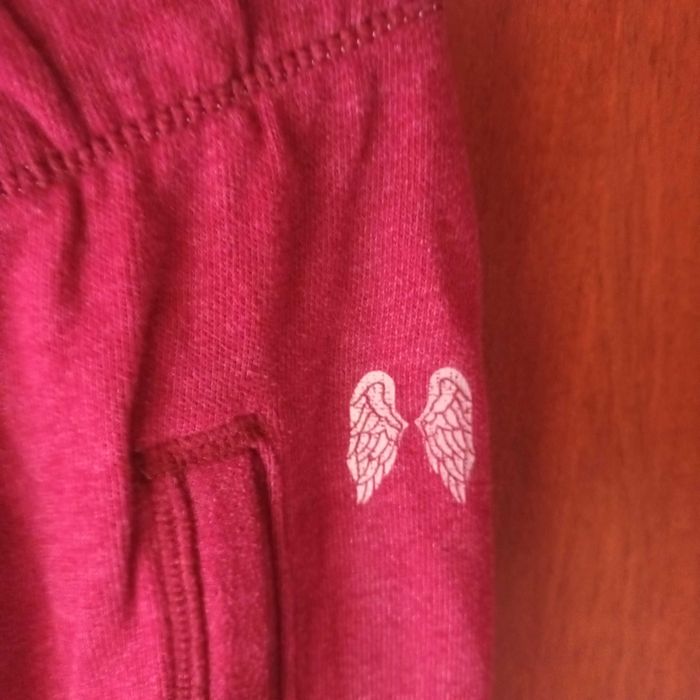 Victoria’s Secret ANGEL Burgundy Joggers Logo Sweatpants Size M