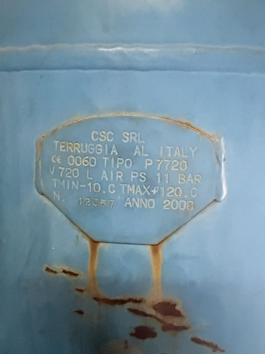 Компрессор с рисивером 500л