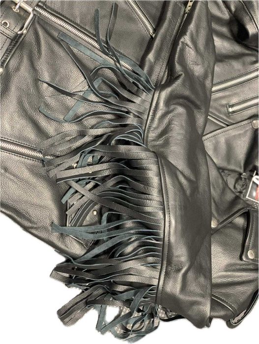 Кожено мото яке Motomall Rock  ресни 2024 г.