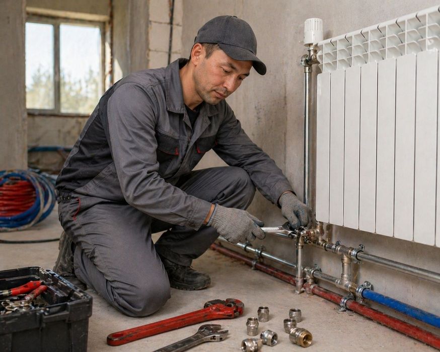 Сантехник  Алматы 24/7/365