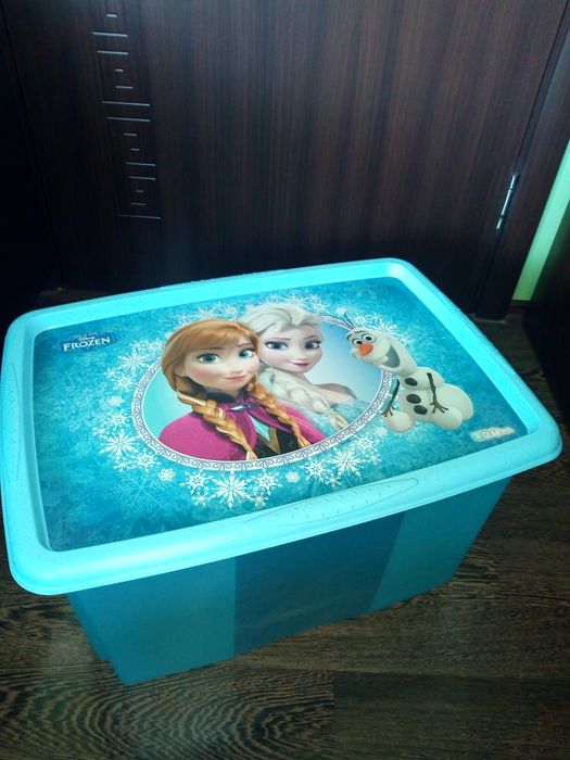 Големи кутии за съхранение FROZEN и STAR WARS/прозрачни кутии
