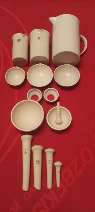 Керамическая лабораторная посуда .