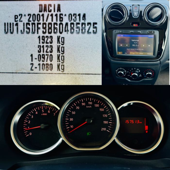 Dacia Lodgy Stepway 7 locuri, 1.5 dci, navigatia, incalzire scaune, NU schimb