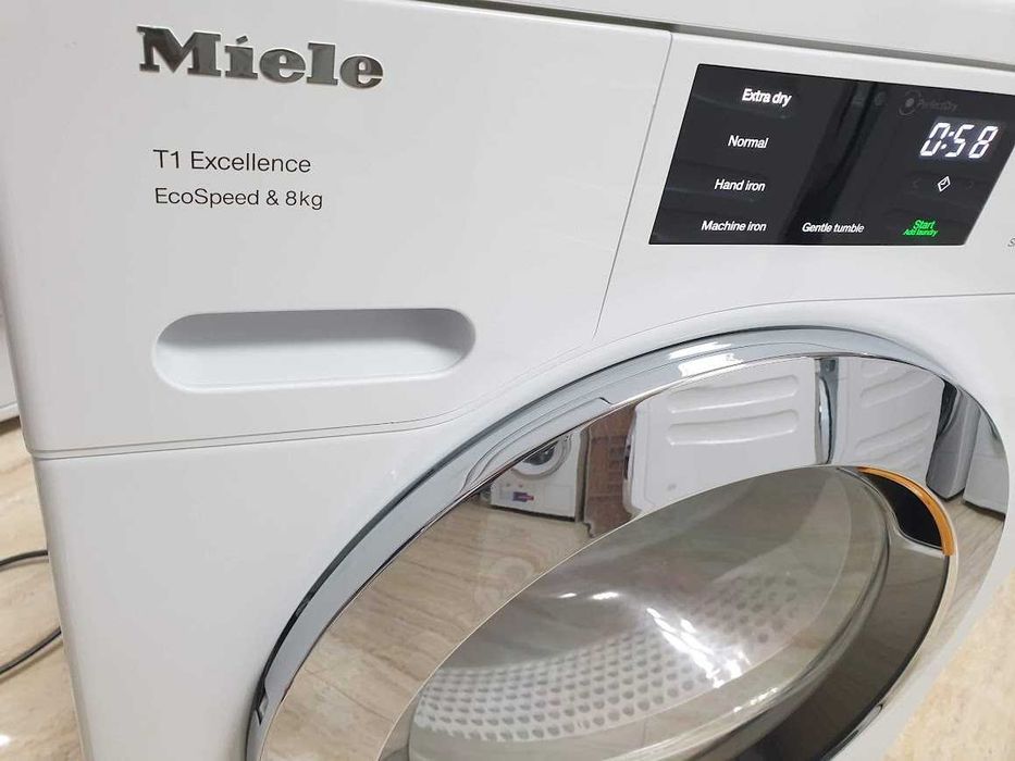 UK - Wi-Fi - Miele T1 Сушилня с Термопомпа и Аларма Миеле 12м Гаранция