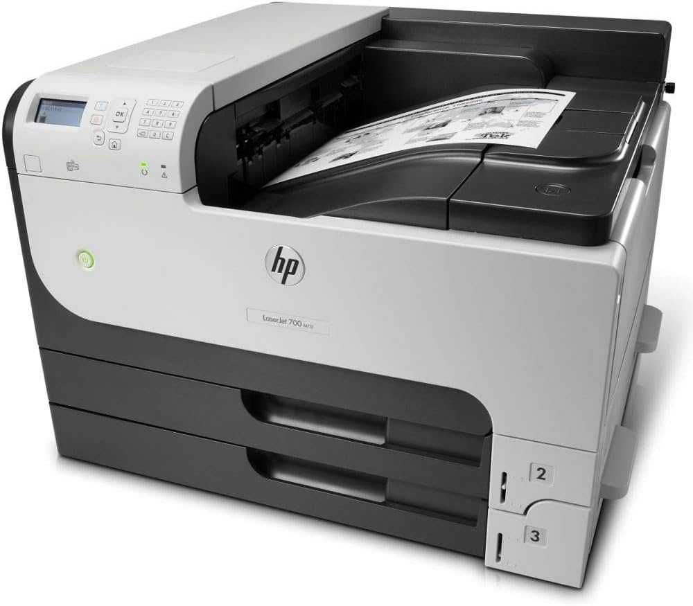 Черно-бял лазерен принтер A3, HP LaserJet Enterprise M712dn Printer гр ...
