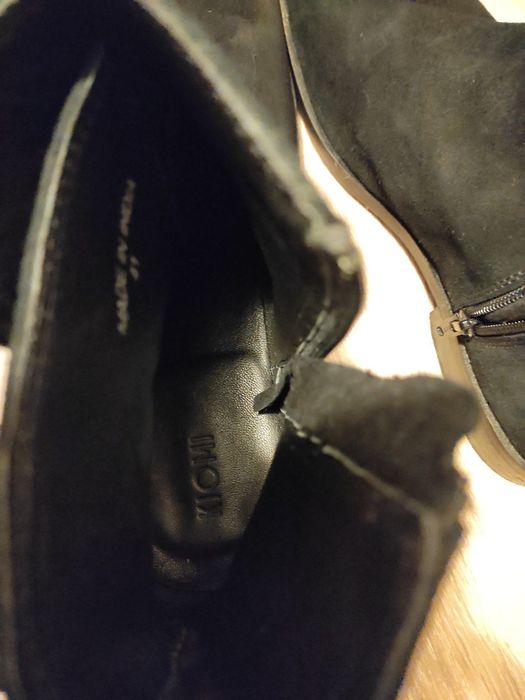 Мъжки велурени боти -Kiomi- естествена кожа и велур