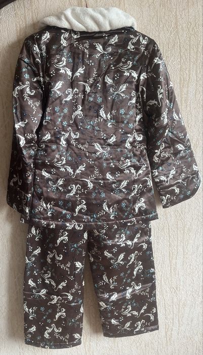 Тёплая стёганая пижама