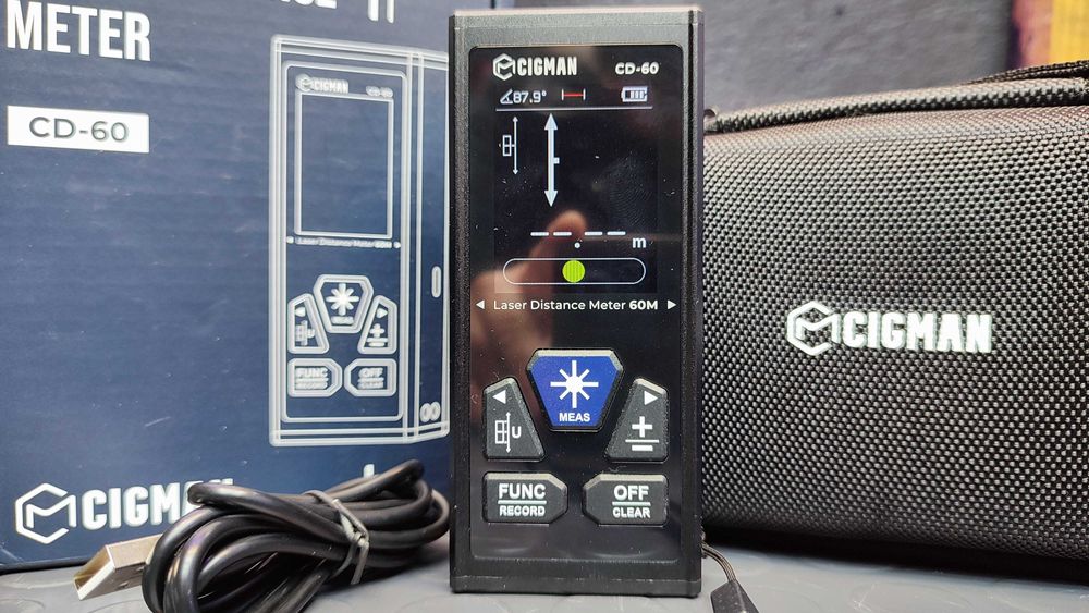 Лазерна ролетка с два лазера Cigman CD-60