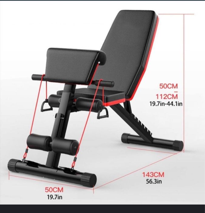 Лежак подштанга и пресса Скамья для штанги и гантели