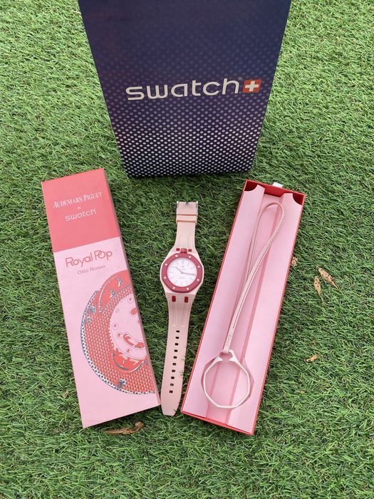 Ap X Swatch royal pop Otto Rosso Full Box