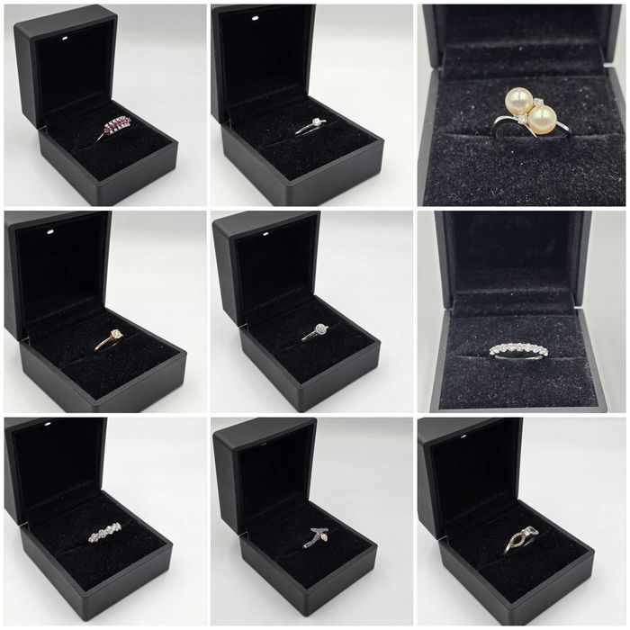Inel Aur 18K cu Diamante si Safir
