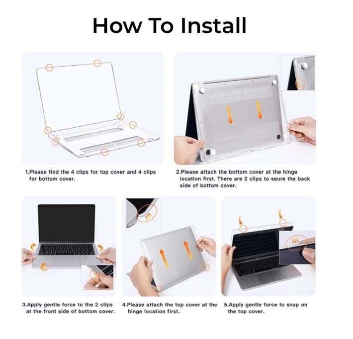 Калъф за лаптоп с мраморен мотив, съвместим с MacBook Air 15 инча