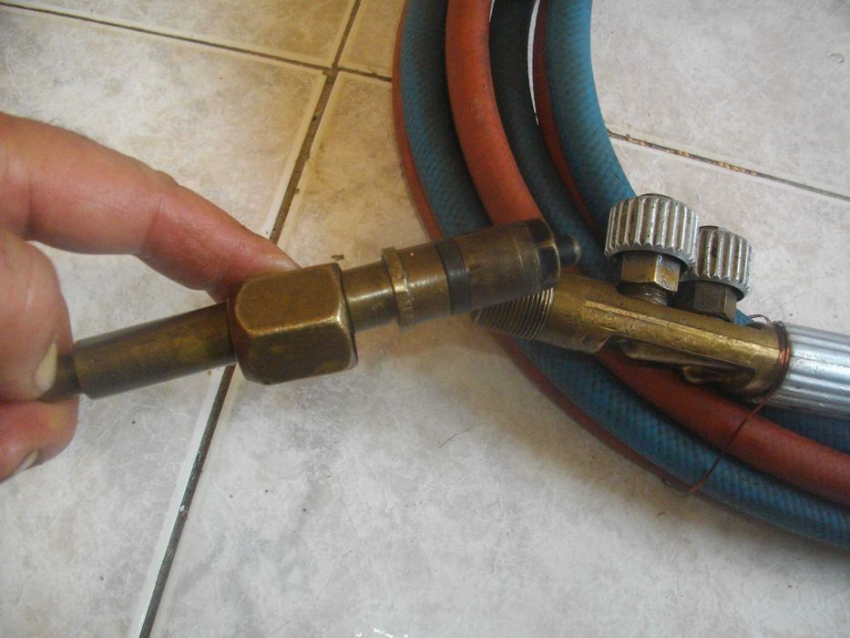 52см Оксиженна ацетиленова горелка PREGO немска старо качество маркучи