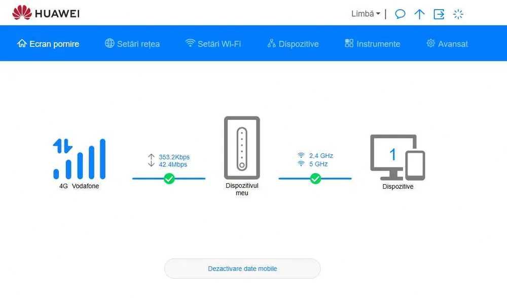 Router 4G LTE SIM HUAWEI B535-232