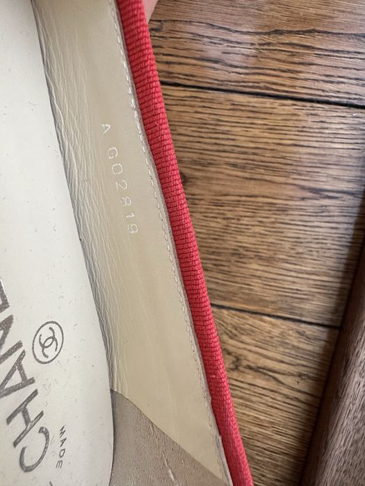 Balerini autentici Chanel 37,5 piele