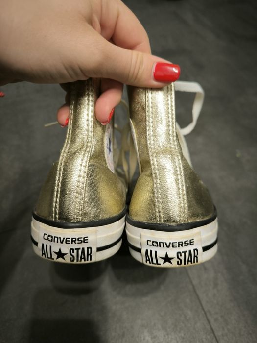 Златисти Кецове CONVERSE, 38 номер