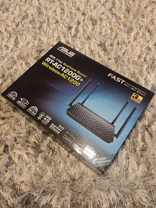 Router Wireless ASUS RT-AC1200G+ Dual-Band Gigabit