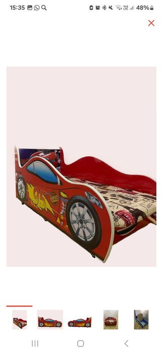 Продам детскую кроватку в виде машинки