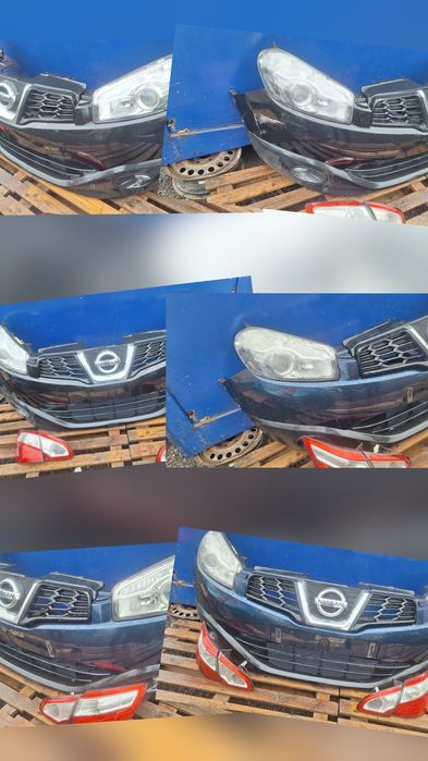 Bara fata Nissan Qashqai facelift 2013 faruri lupa triple grile proiectoare