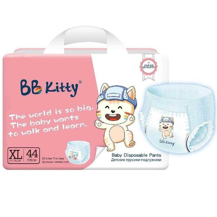 Премиум-трусики BB Kitty XL (12-17 кг) - 44 шт. Новые