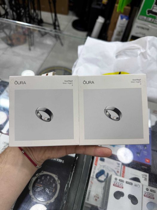 Смарт-кольцо Oura Ring 5 оригинал серебристый