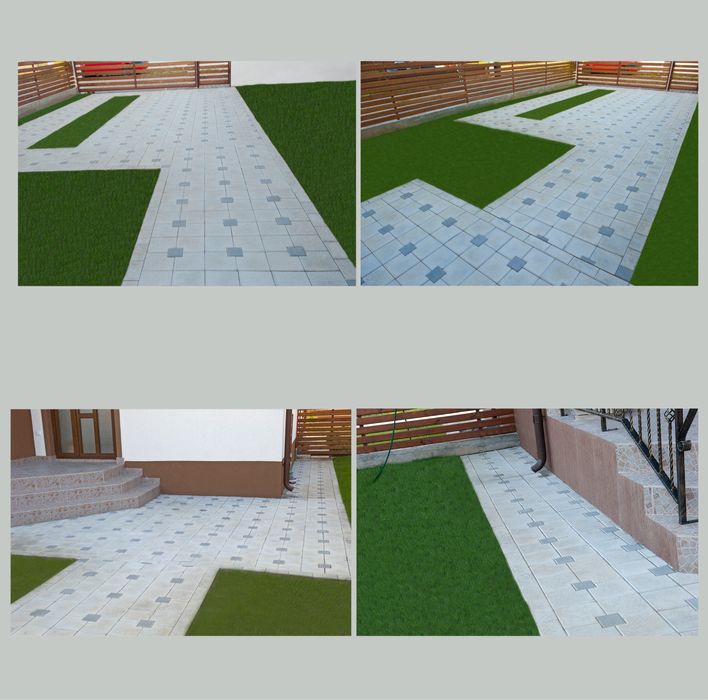 Pavaj Pavele Borduri 20x20 -  40x40 Ilfov Bucuresti. Montaj