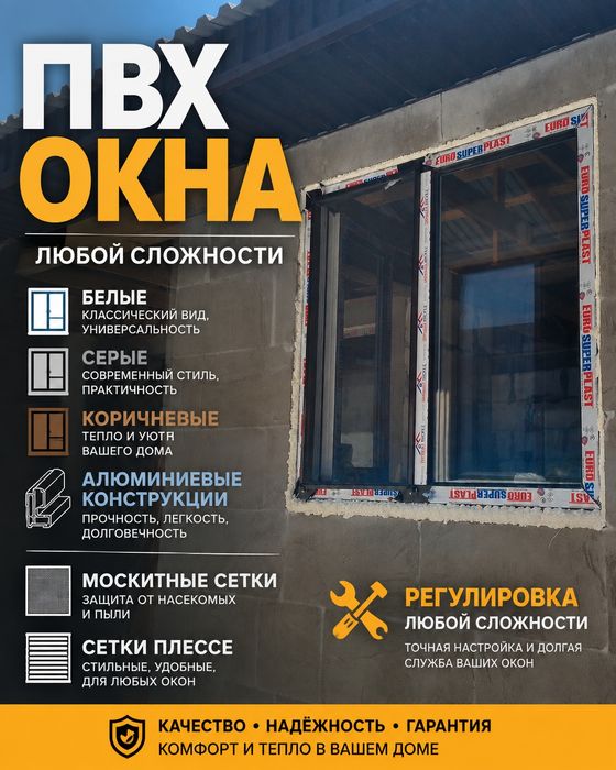 Алюминиевые окна ПВХ