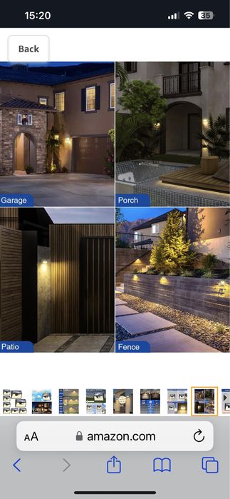 Външни соларни лампи с датчик