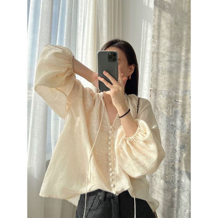 Кофта блузка бежевая