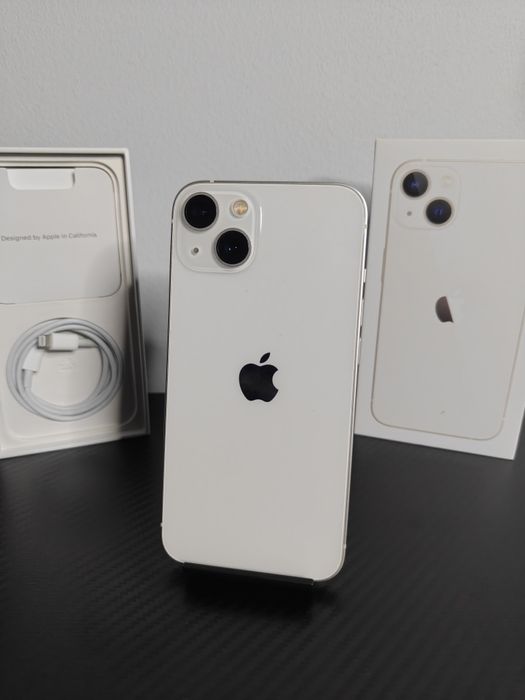 iPhone 13, 128GB Silver • Perfect Funcțional! • Condiție Foarte Bună