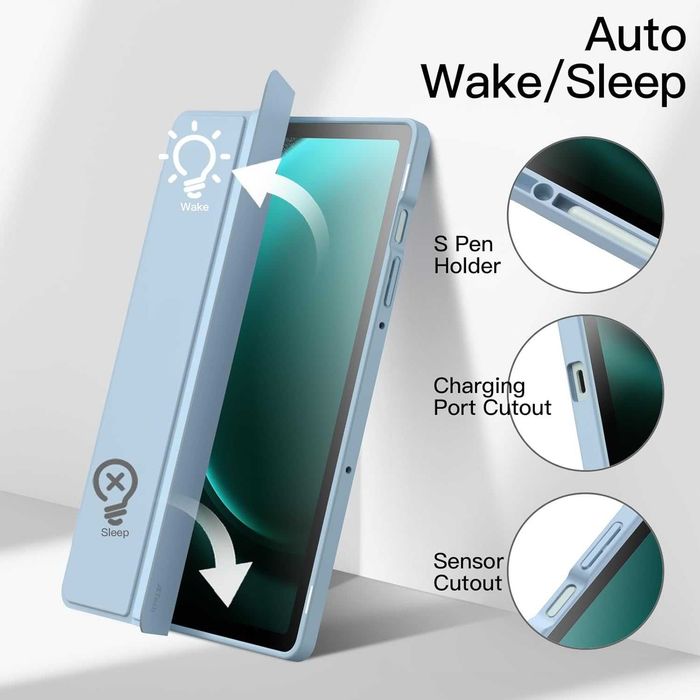 Husă JETech Samsung Galaxy Tab S9 FE 10.9 inchi,suport pentru stilou S