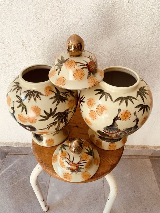 Ретро декоративни шведски керамични вази – комплект