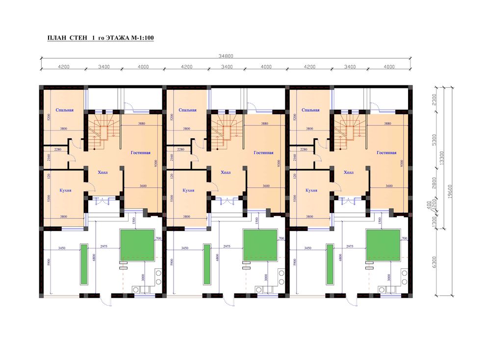 Замонавий коттеджлар сотилади