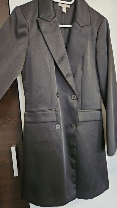 Черно сако-рокля H&M