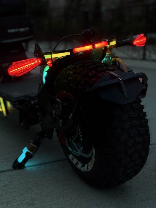 WEPED Dark Knight standing samokatlar qiroli full tuning 72v.90Ah