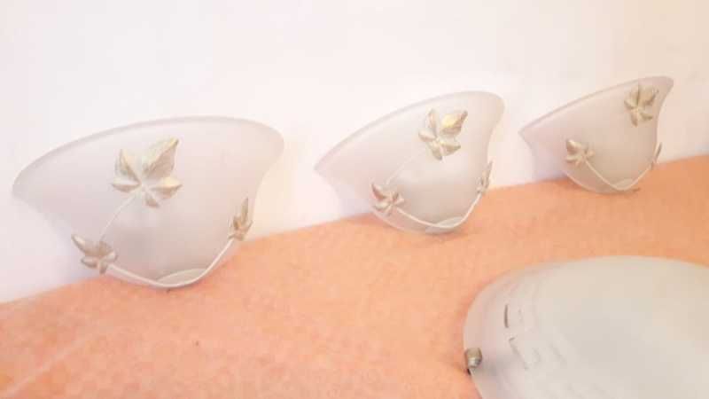 Aplica de tava cu trei aplice de perete