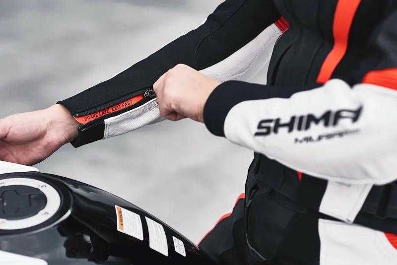 Дамски кожен мото екип SHIMA MIURA RS White/Fluo,размер 40 M/L,2 части