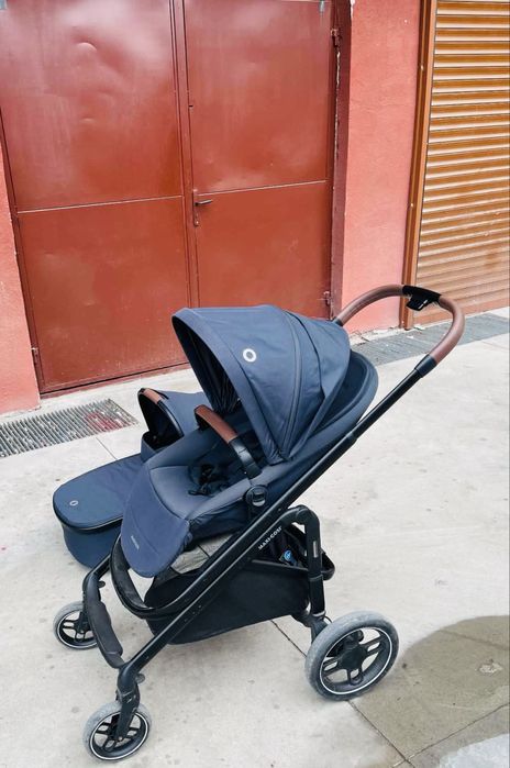 Комбинирана бебешка количка Maxi-cosi Plaza + 2в1 - essential graphite