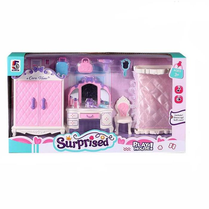 комплекти с гардероб 2модела„кукленска спалня