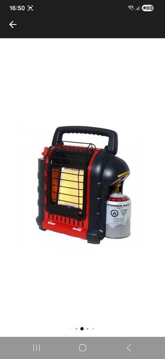 Incalzitor pe gaz portabil Buddy Mr Heater, 2.65kw, Negru/Rosu