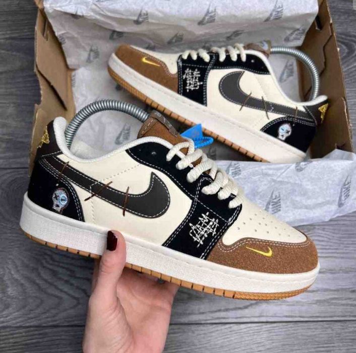 Nike Air Jordan 1 Low WMNS Brown/Cream